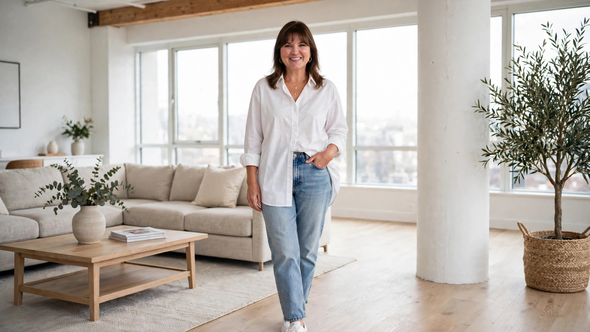 How to style an oversized shirt featured image