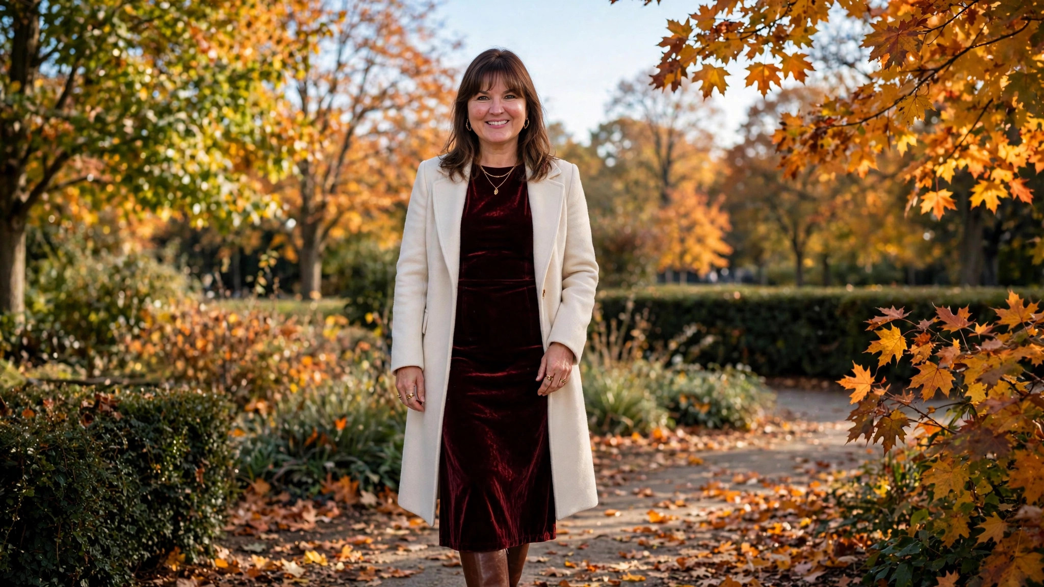 November wedding guest dress featured image