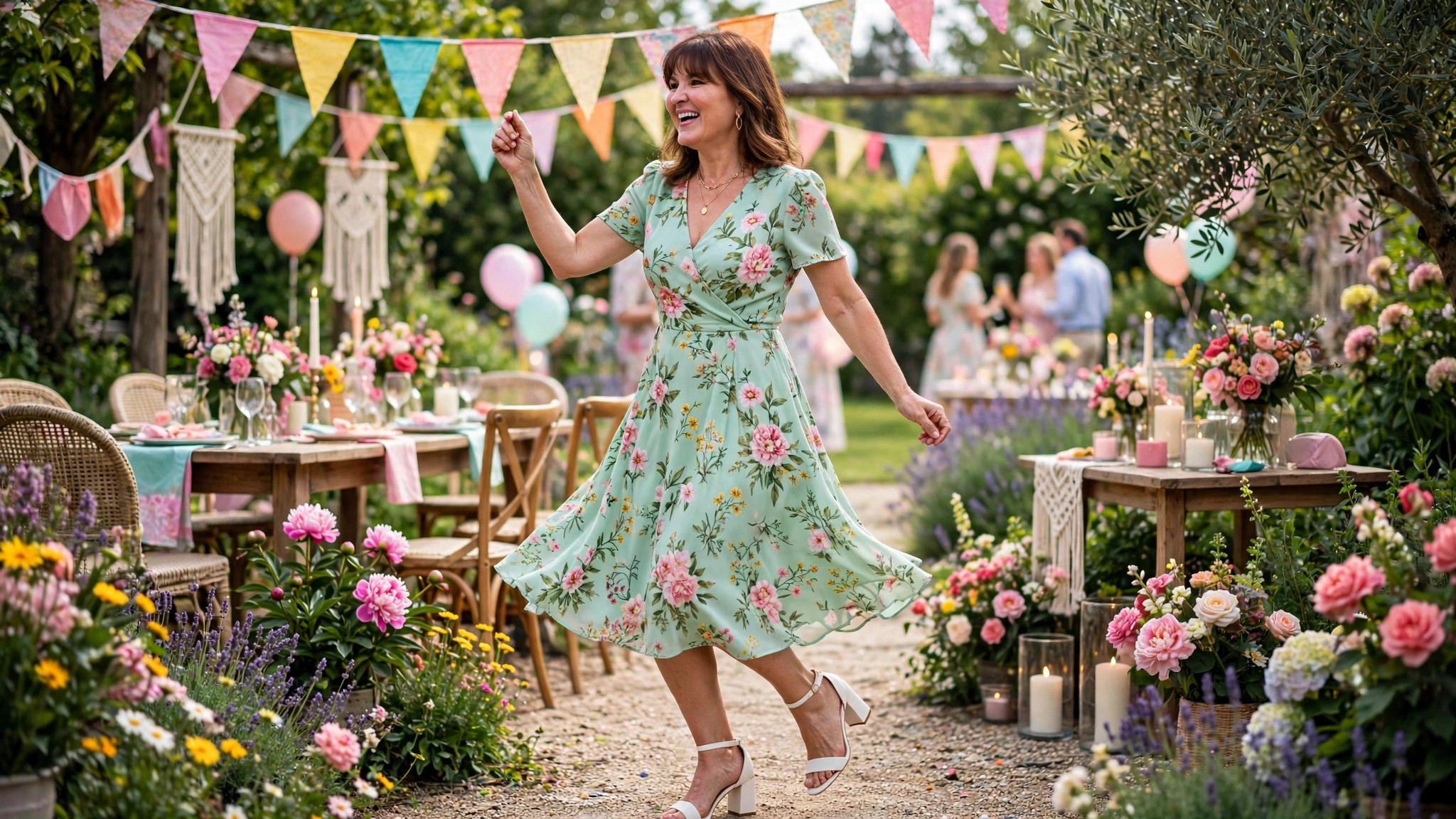 Fresh spring party outfits with seasonal style